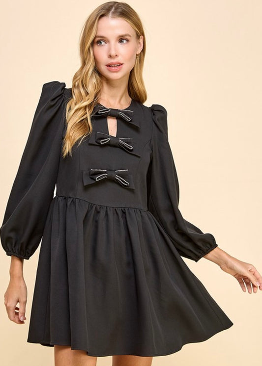 Black Bow Dress