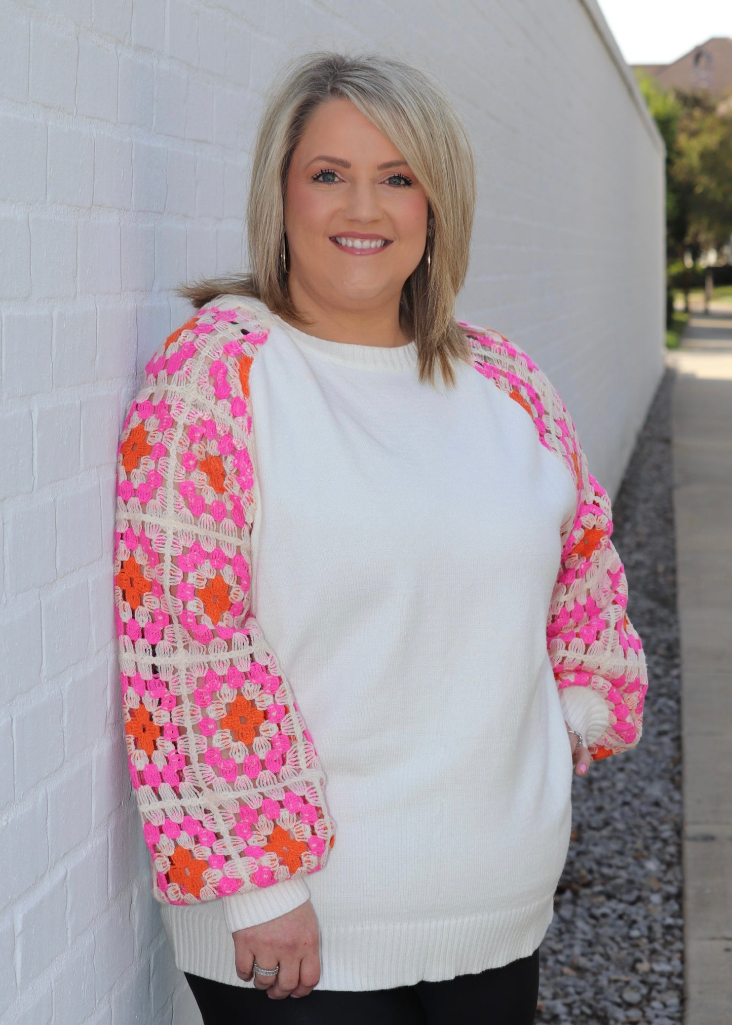 Colorful Curvy Sweater