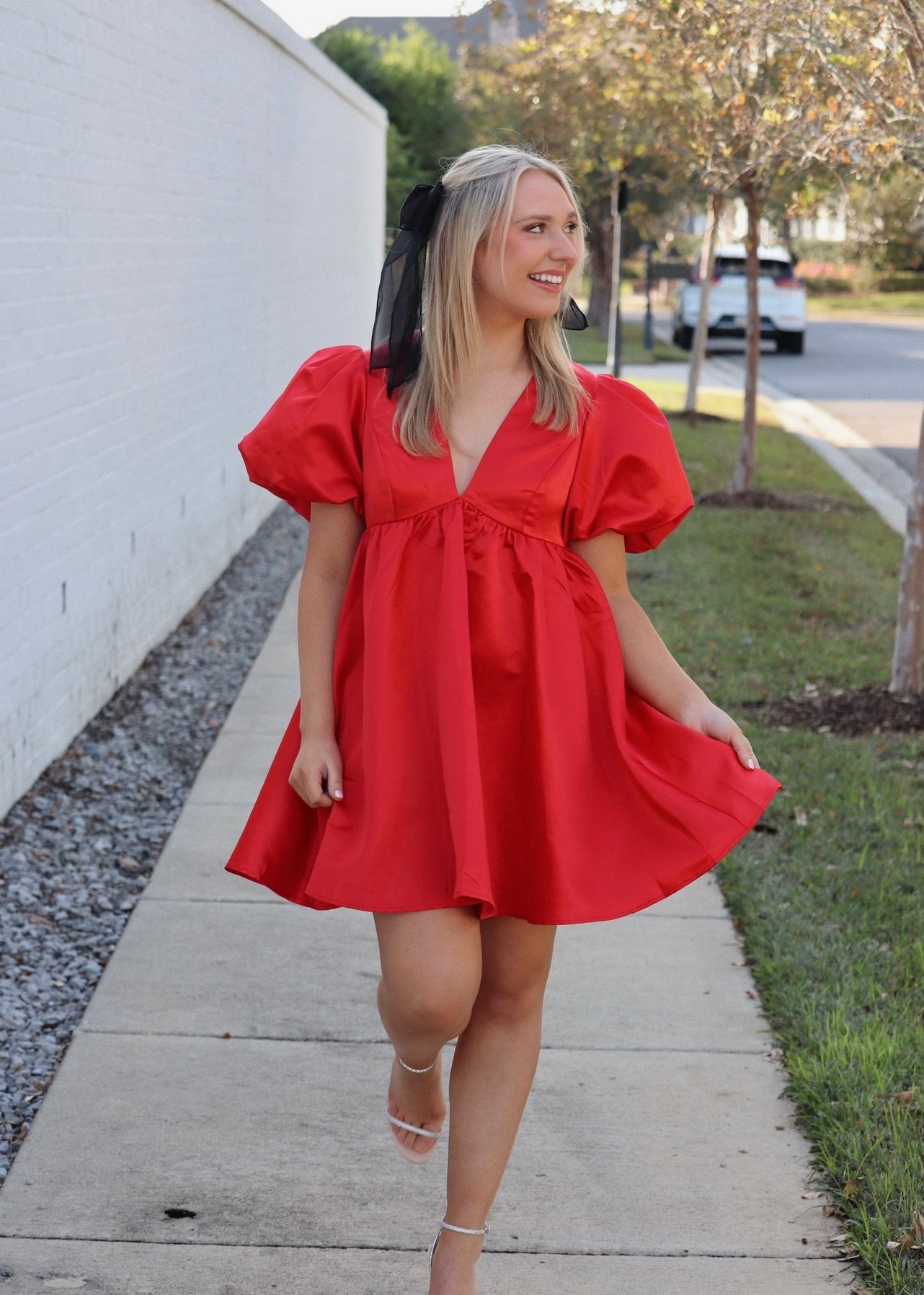 Red Babydoll Dress