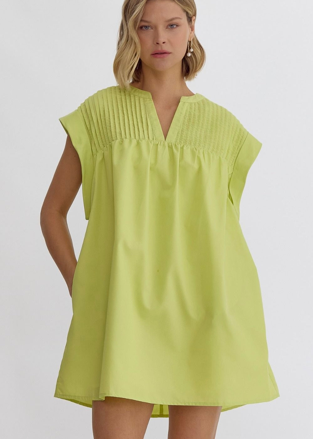 Lime Mini Dress