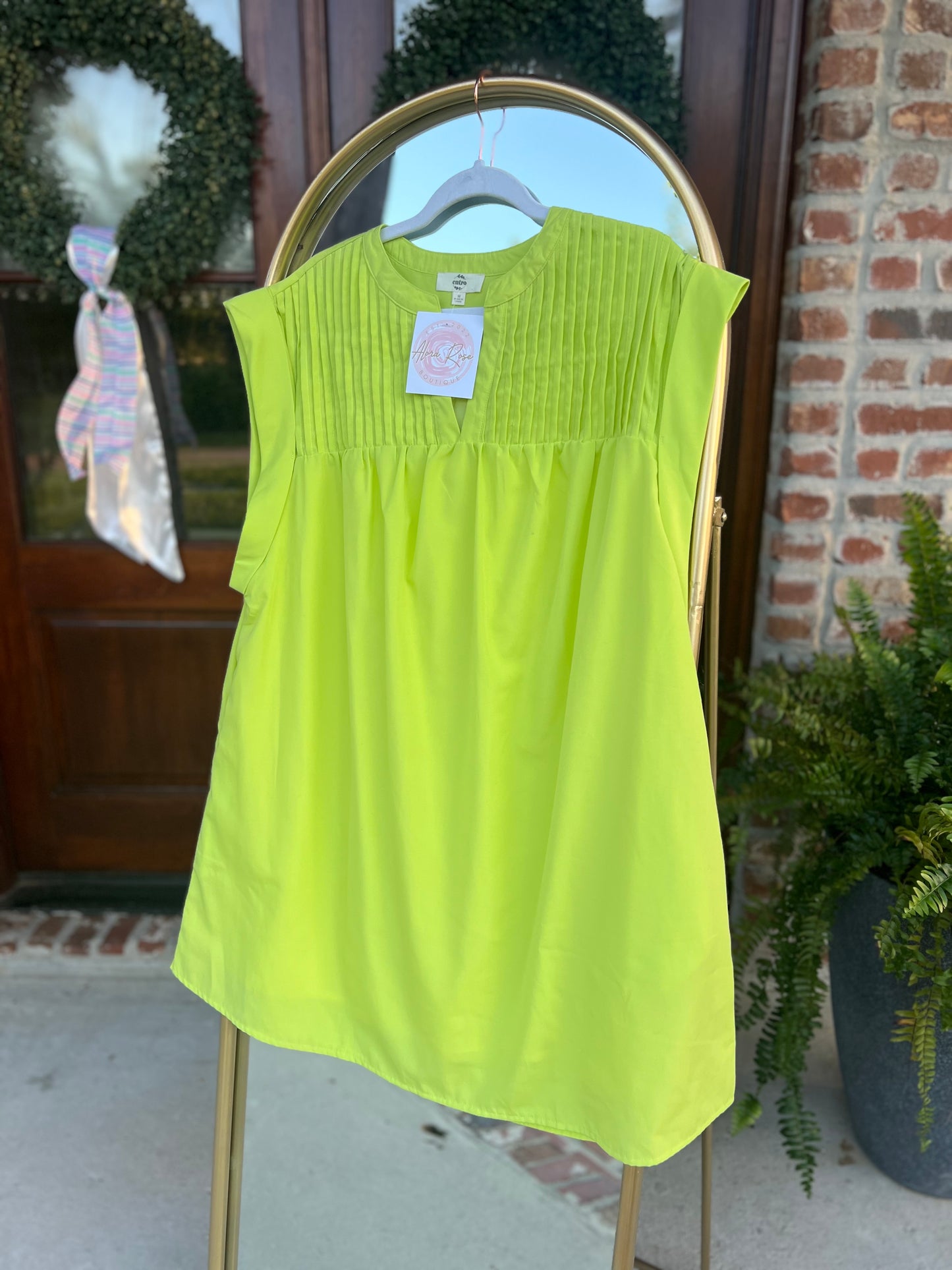 Lime Mini Dress